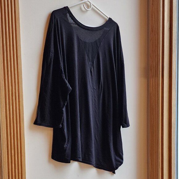 Target Black Side Knot Mesh Back Short Sleeve Jersey Size 3X - Picture 11 of 14